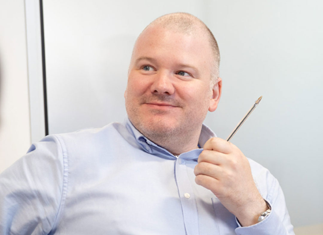 Percipient Operations Director Dan Clibbens