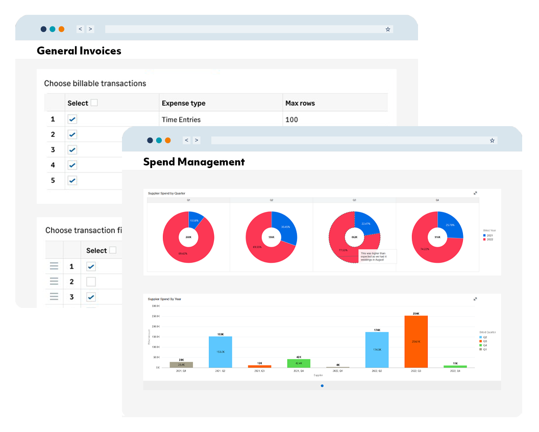 Sage Intacct Dashboards